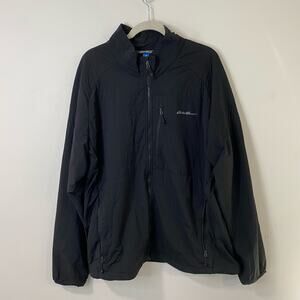 Eddie Bauer First Ascent Men's Jacket Coat Puffer Light Insulation Black 2XL
